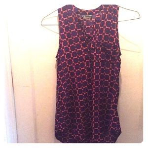 Papermoon sleeveless patterned blouse